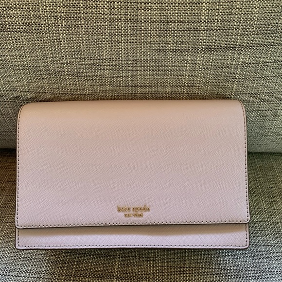 KATE SPADE CAMERON CHAIN LAVENDER CROSSBODY CLUTCH - Picture 3 of 15